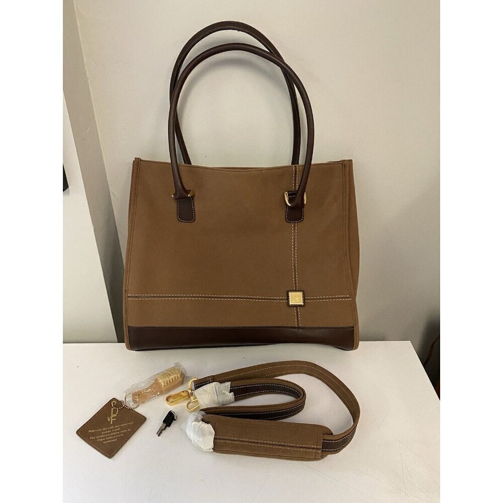 Diane Von Furstenberg Large Brown Tote Bag / Shoulder Bag / Laptop Bag